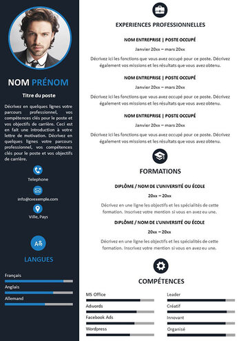Modèle De CV Parfait