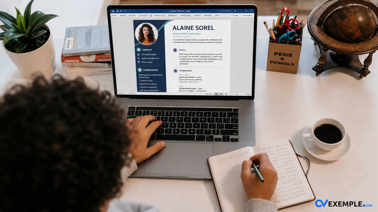 creer un cv etudiant