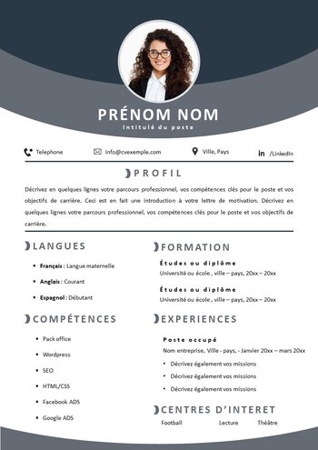 CV pour personne sans diplôme et sans expérience