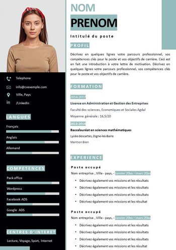 CV Alternance gratuit à télécharger