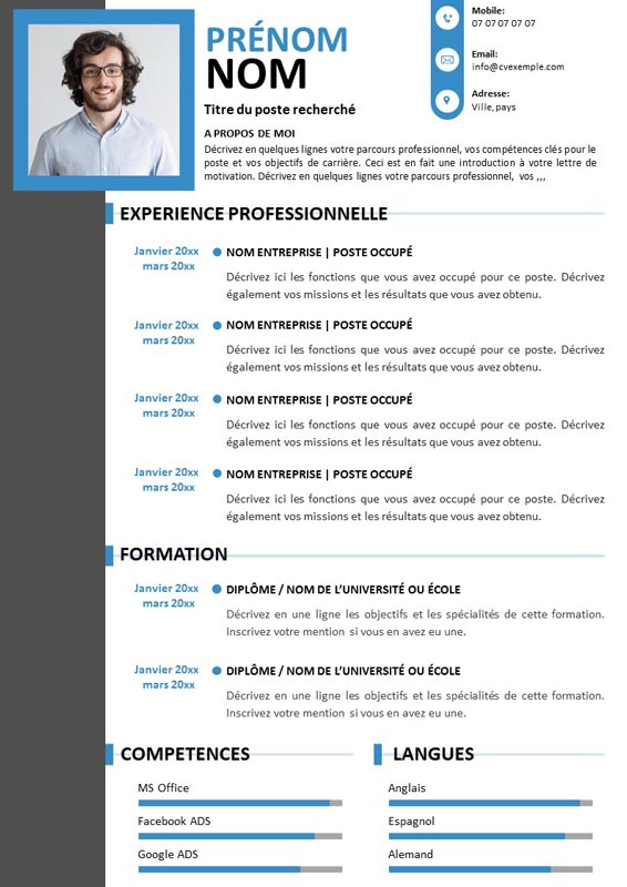 CV impressionnant