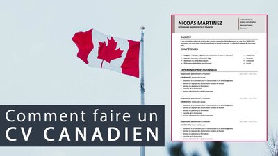 faire-cv-canadien comment faire un cv canadien Français et anglais gratuit