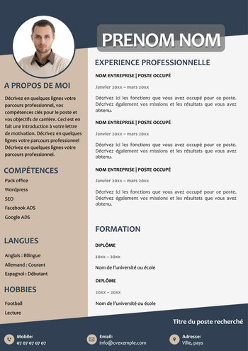 CV Apprentissage Word