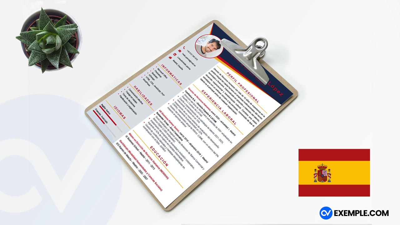 modele-cv-espagne