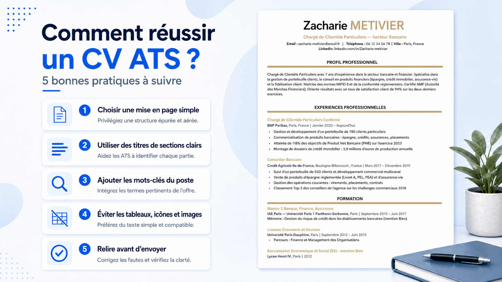 comment réussir cv ats